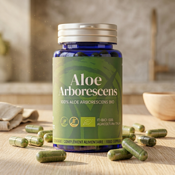 Aloe Arborescens Biologica in Capsule