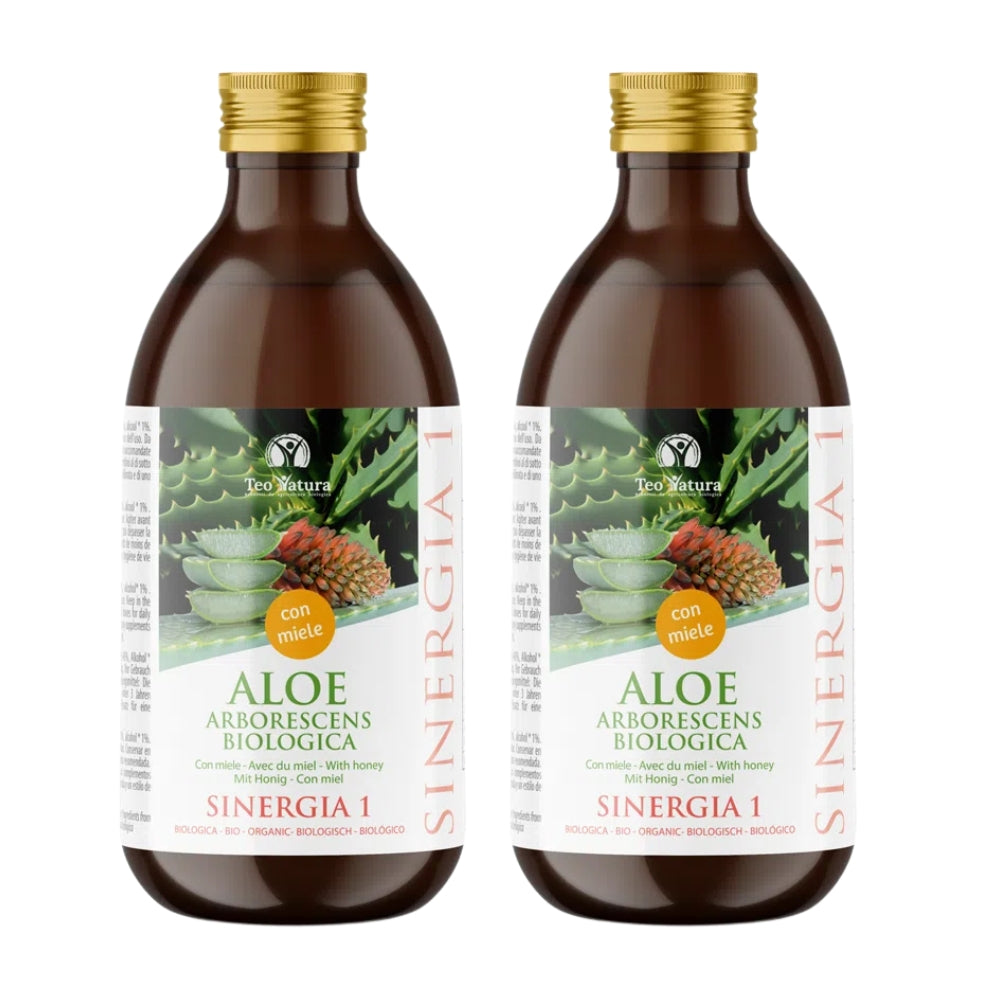 Teonatura Aloe Arborescens Sinergia 1 Bio 500ml Ricetta di padre zago