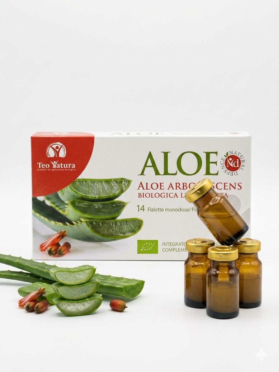 Aloe Arborescens Liofilizzata Bio | ALOE ND | Integratore Concentrato - 14 Fialette
