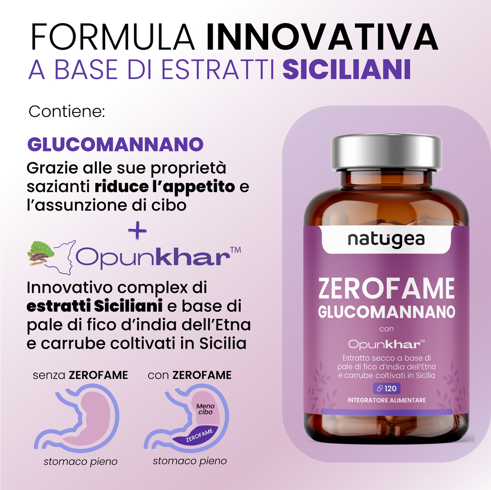 Glucomannano ZEROFAME® con Opunkhar®