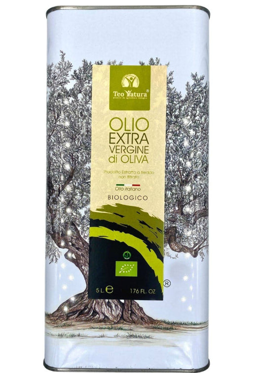 Olio Extravergine di Oliva Biologico 2024 - 5 Litri